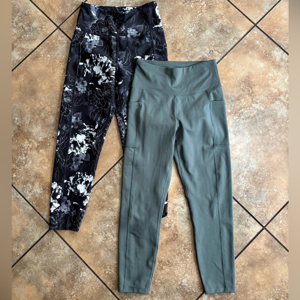 Marika Black and Gray Leggings Set | Bundle of 2